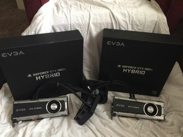 July 2016, EVGA 980ti Hybrid SLI