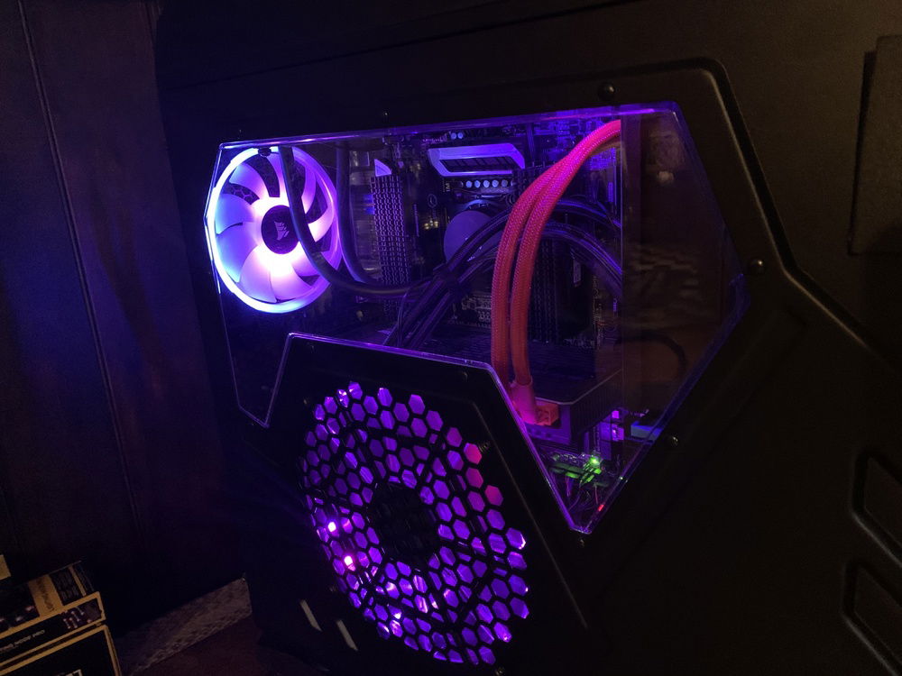 Jan 2020, Corsair Fans and Lighting Upgrade
