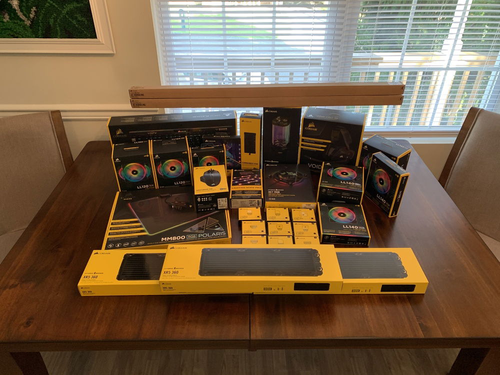 All of my Corsair stuff.