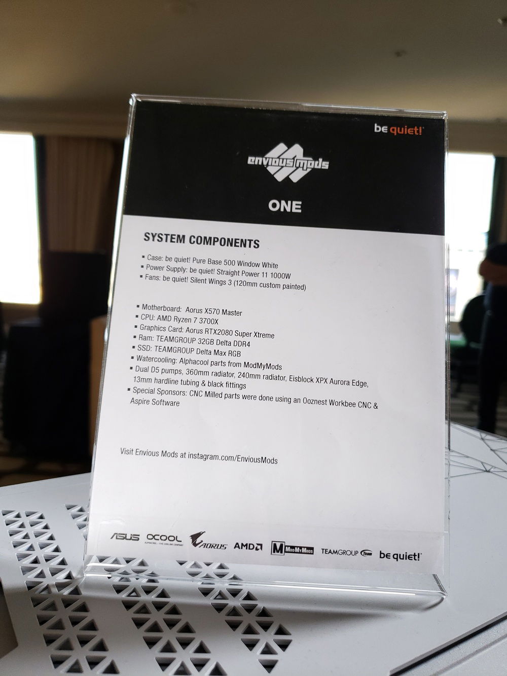 All the specs for the system!