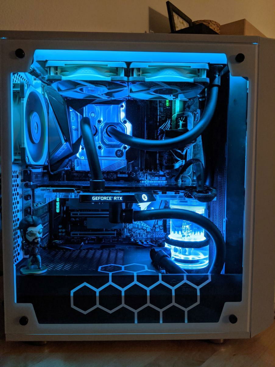 Completed with full watercooling loop.