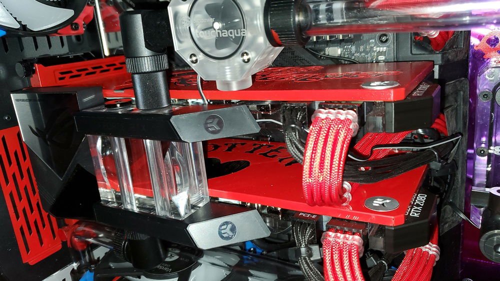 Bottom custom painted back plate