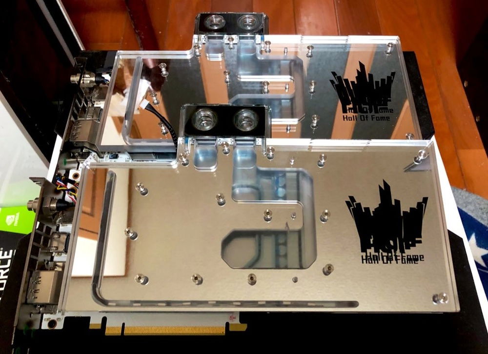 Water cooling of GALAX HOF RTX 2080ti 10th is complete!  !!