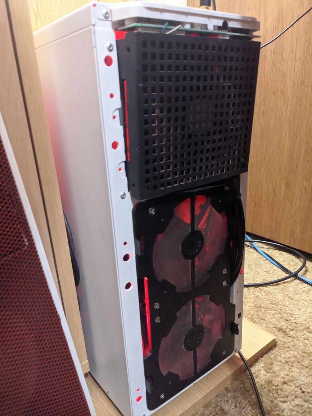 With front panel removed