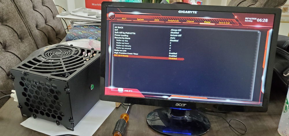 24in monitor for size comparison