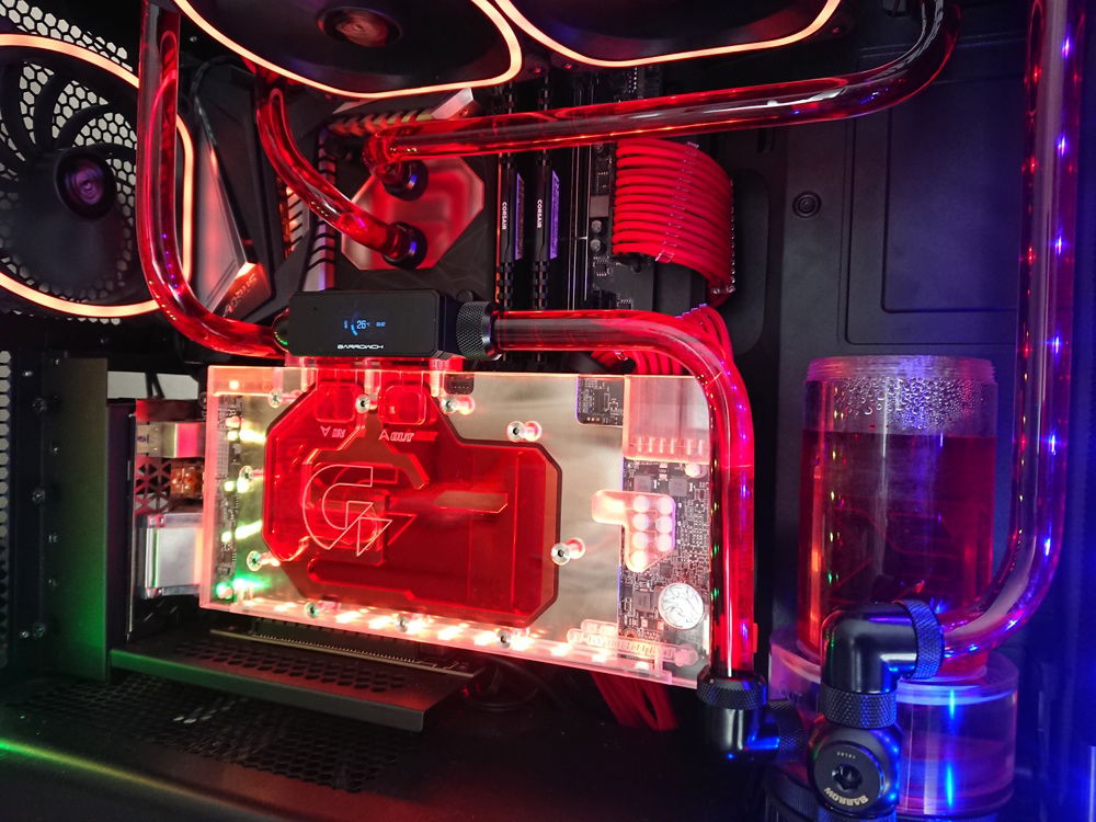 Addition of blood red colorabt