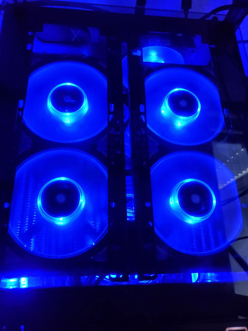 Top side - The most blue