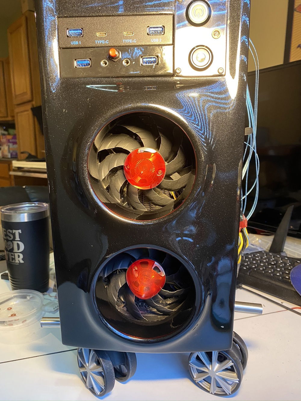 Turbine Spinner fan mod