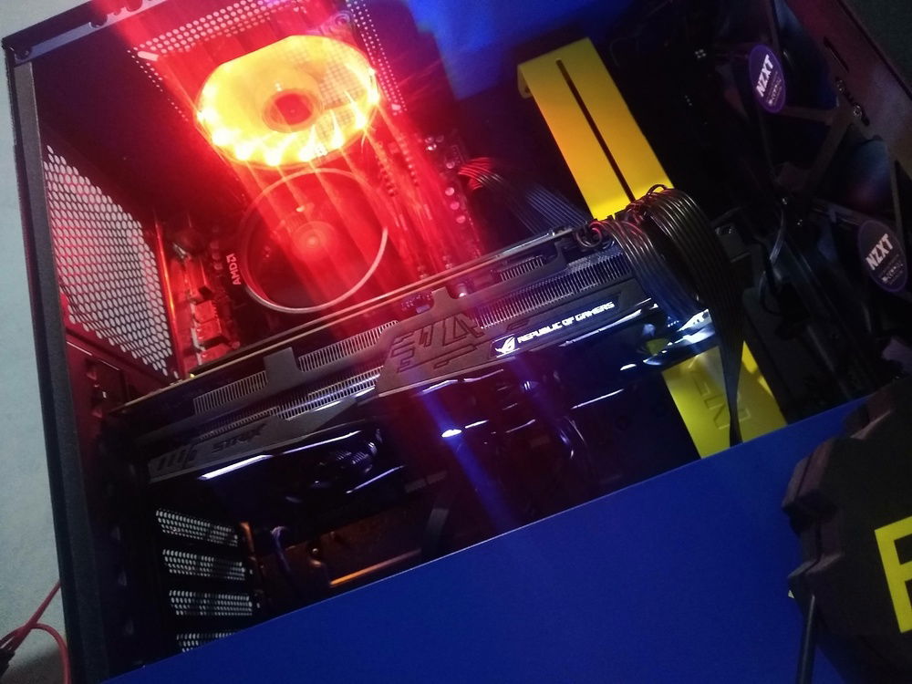 An epic take I took with my phone. Glass panel removed.