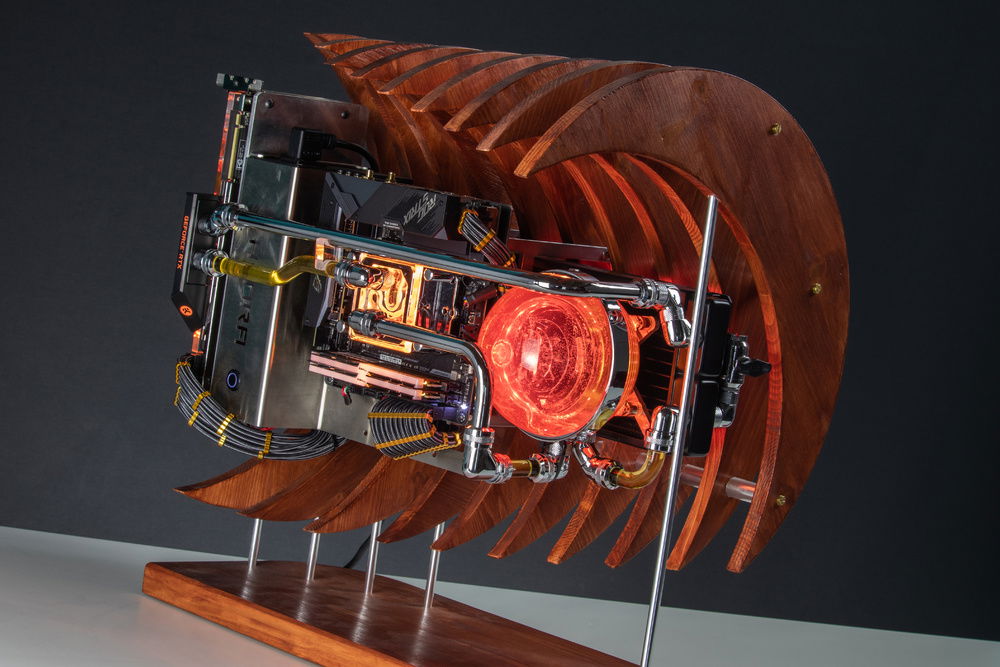 After new owner supplied his parts (2080Ti, R9 5900X, 32Gb RAM), with watercooled GPU and redesigned loop.