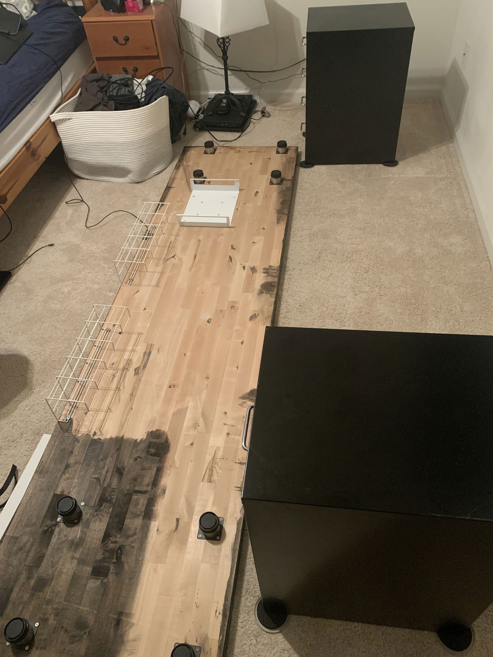 gettin ready to put it on the metal drawers from Wayfair ($65.00)