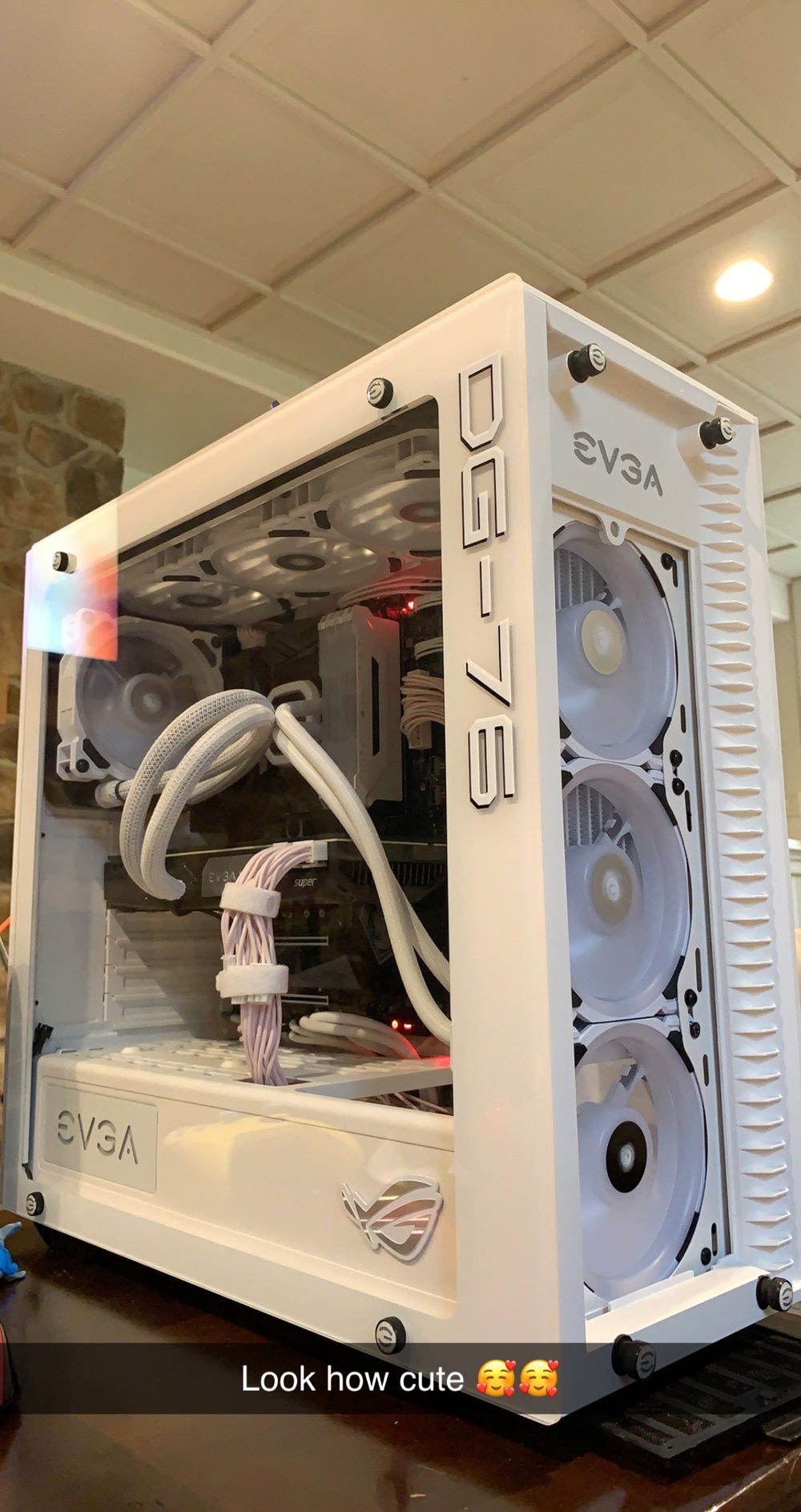 Ignore the 24 pin and 6+8 pcie cables, I had a different PSU in here for a couple months while I waited for the Corsair to arrive.