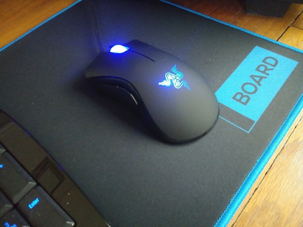 Razer Death Adder Infared Gaming Mouse (Blue LED only, no RGB)