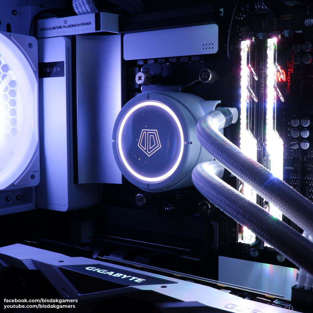 rear fan. board vrm. aio pump. ram.