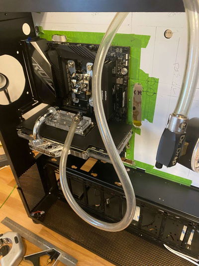 First tube run in, as much as anything to see what it was like to work with metal tubing - a first for me.