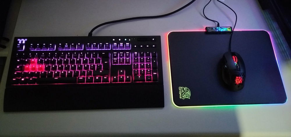 X1 RG Keyboard + Ventus Z Mouse + RGB Draconem Mouse.