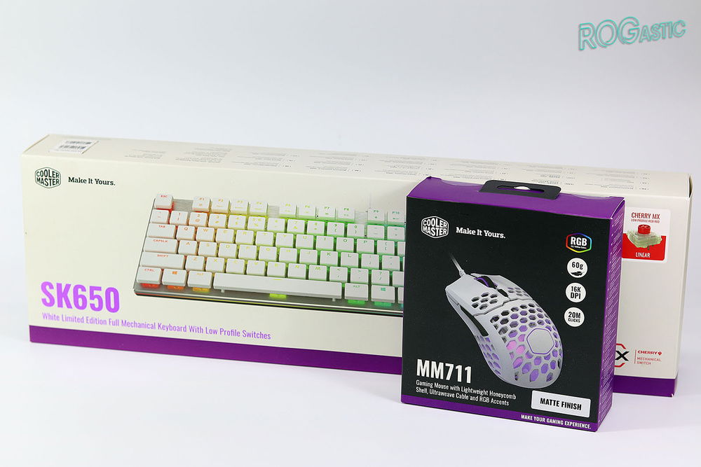 The CM SK650 keyboard and MM711 mouse will also be modified as part of this project :)

Thank you CM or support!