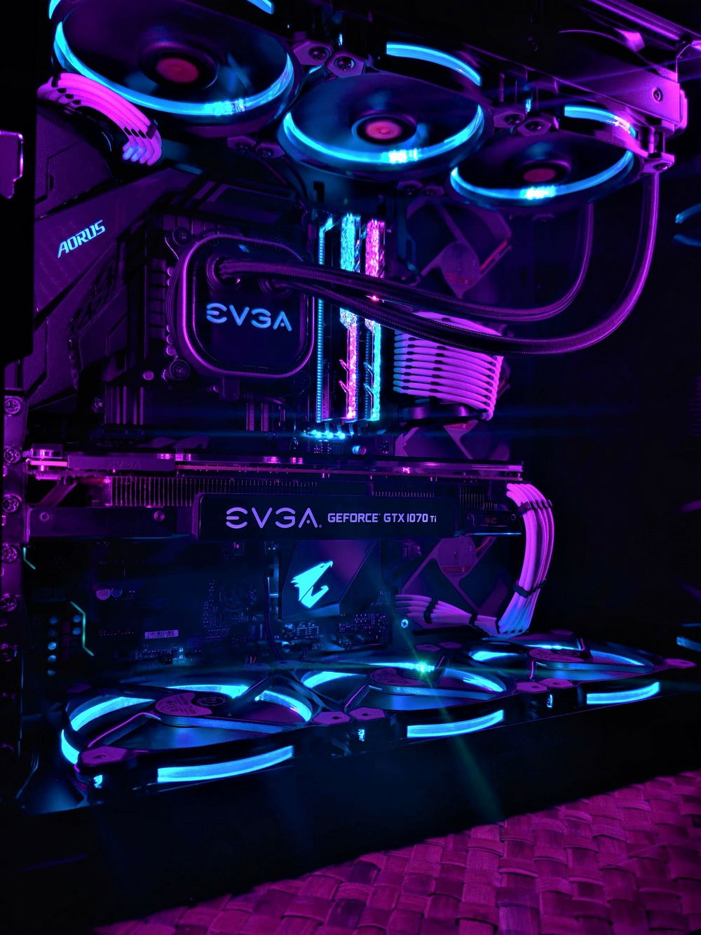 V2.0 with the new Z390 Elite, 9600K, and 32GB of GSkill Trident Z Royal 3600MHz.