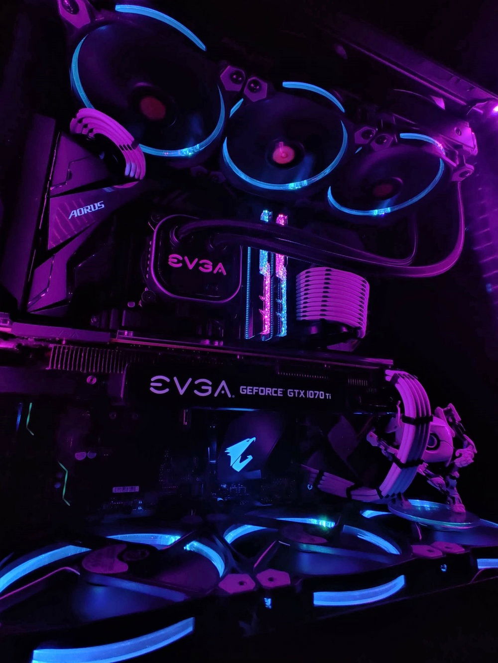 V2.0 with the new Z390 Elite, 9600K, and 32GB of GSkill Trident Z Royal 3600MHz.