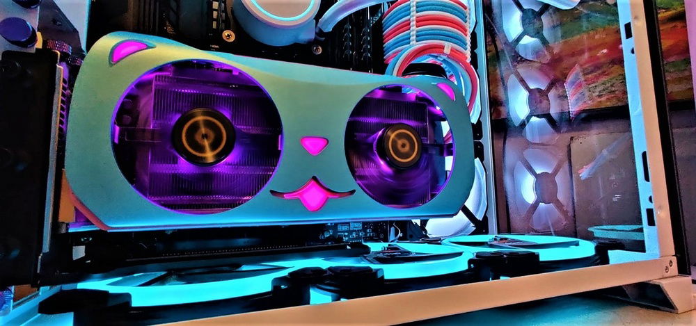 Part 4: A Phanteks vertical GPU mount was installed on 10/25.