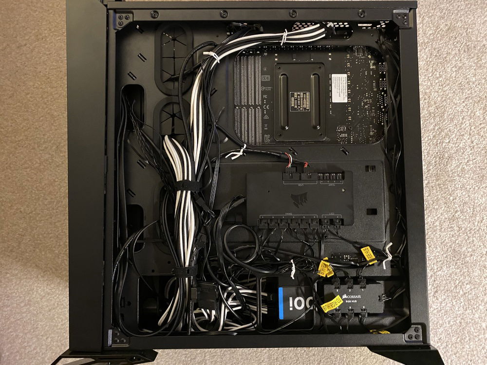 Cable management went ok.