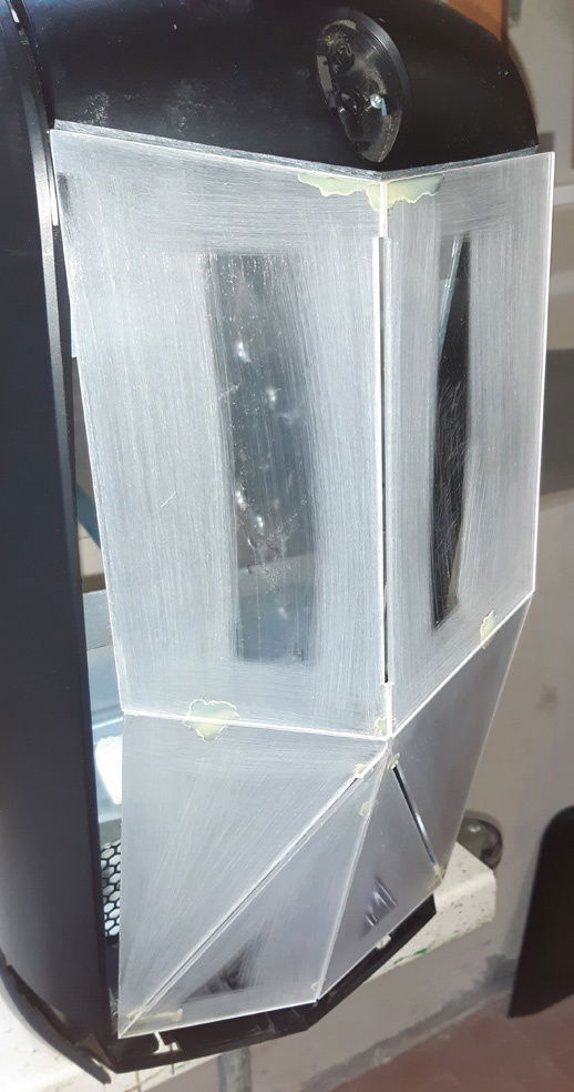 Pre-assembled the parts