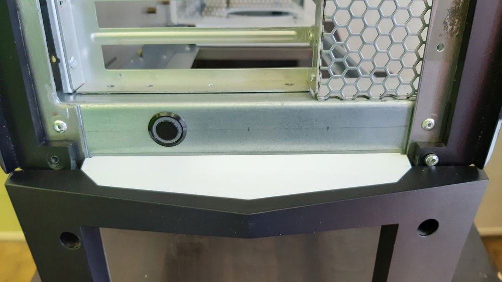 Making the cover for the PSU (in white)