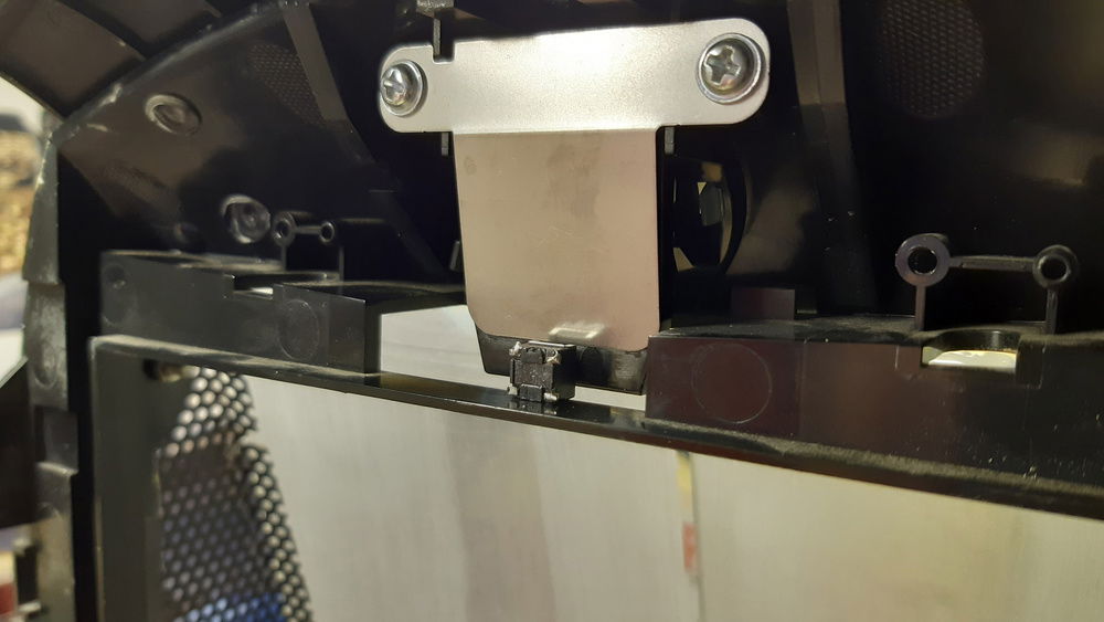 New position for the button