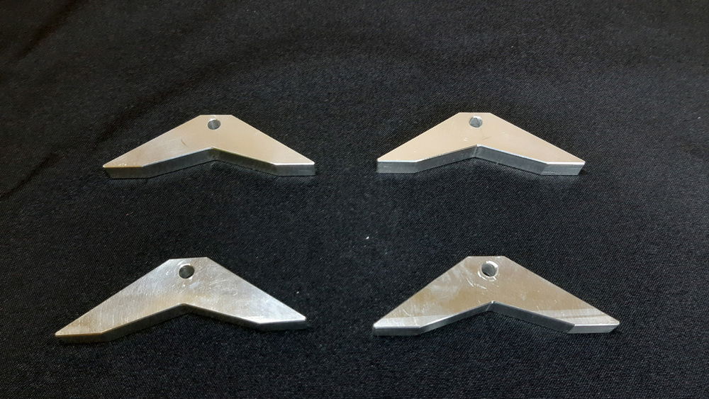 New feets maked with CNC milling