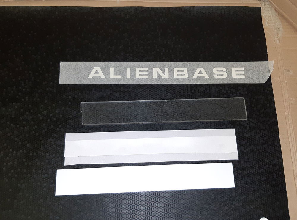 Ready to wrap and install the backlight plexi panel