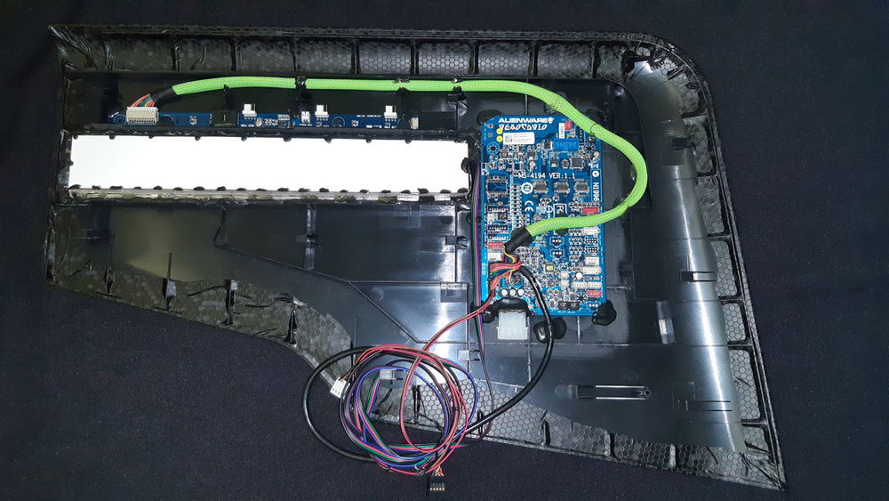 All the control boards are installed