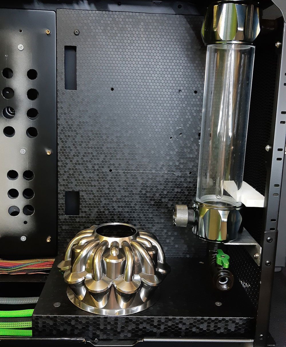 Modded and adapted to cover the pump!