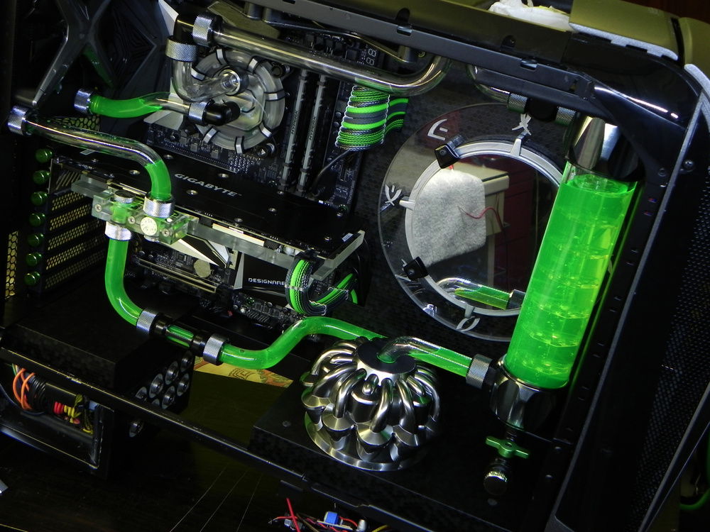 ....and liquid ready to flow!