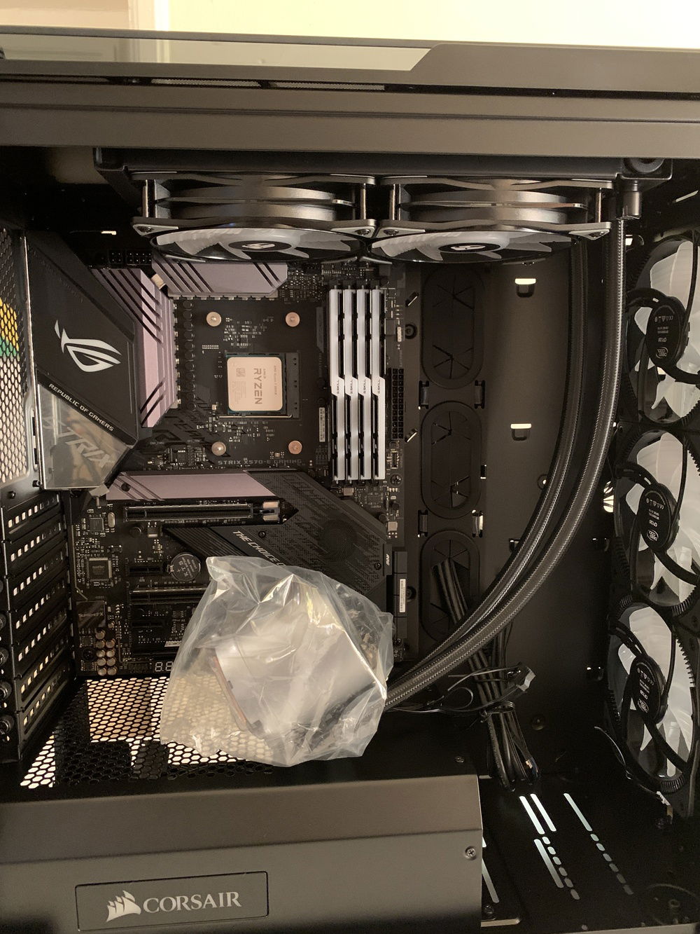 My first time installing an AIO cooler!