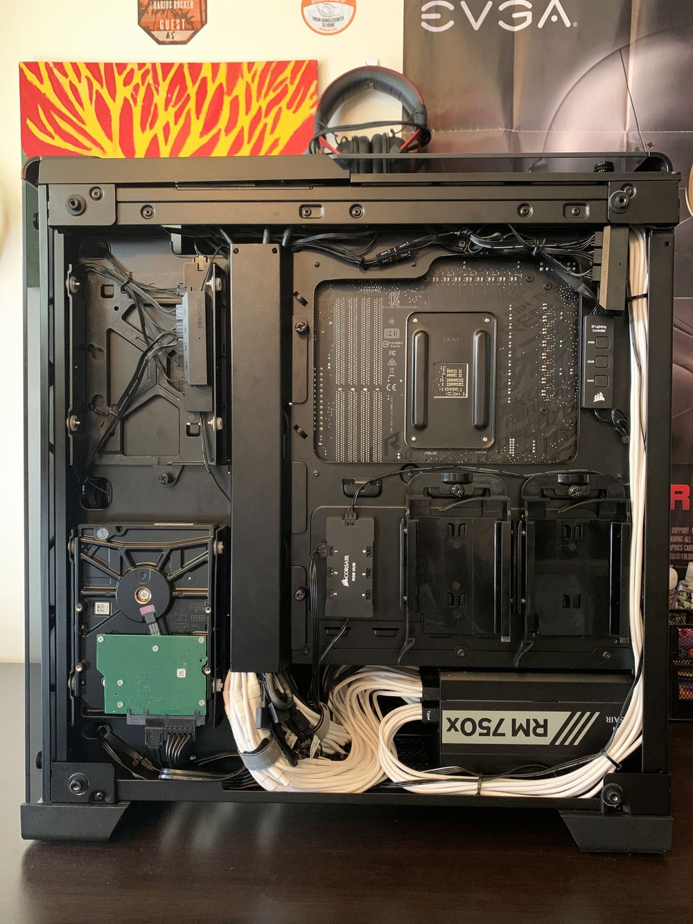 Cable management is always such an awful experience for me, but it came out looking pretty good!