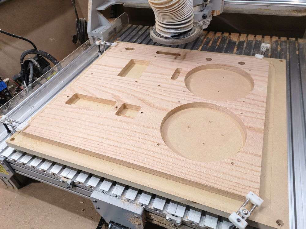 Front side complete! Forgot to take pics of the back side in the machine as I was in a rush to finish up.