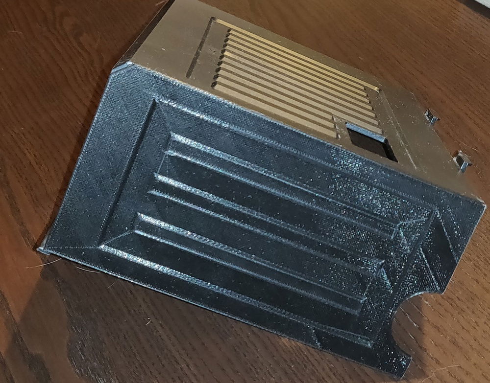 The modded power supply shroud