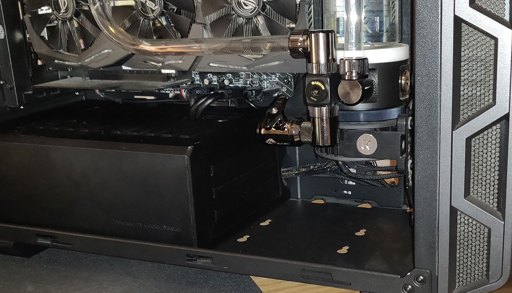 Modded power supply shroud