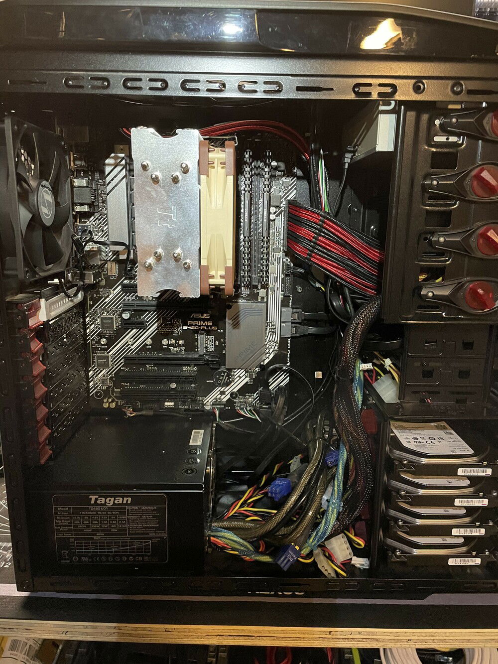 Added some cable extensions to help clear up a bit.