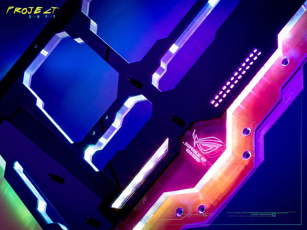 Motherboard Tray RGB Lighting