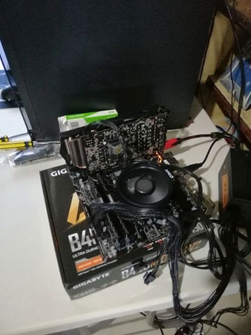 We are first tested the unit on a table