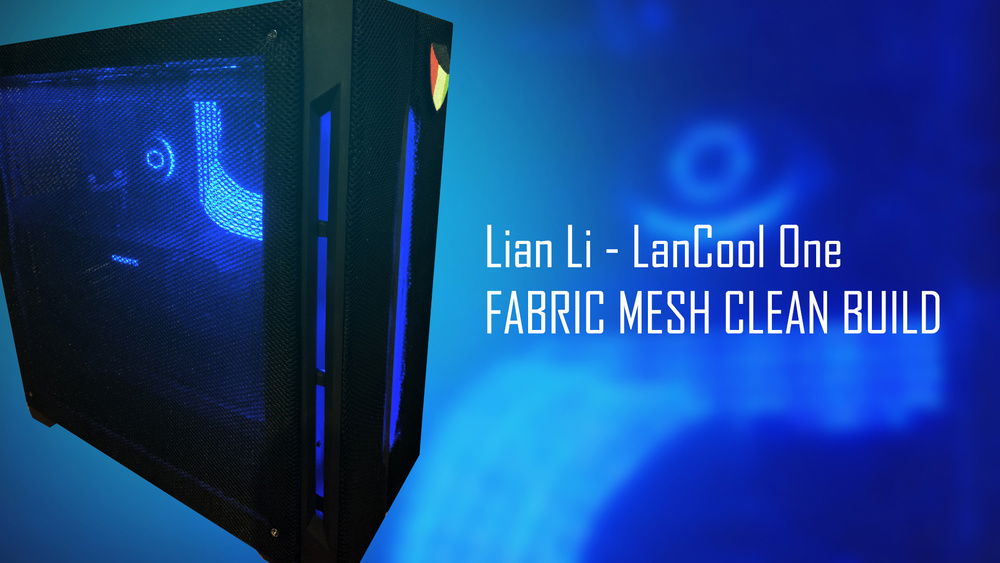 I lost my glass side panel, so tried to replace it with a fabric mesh