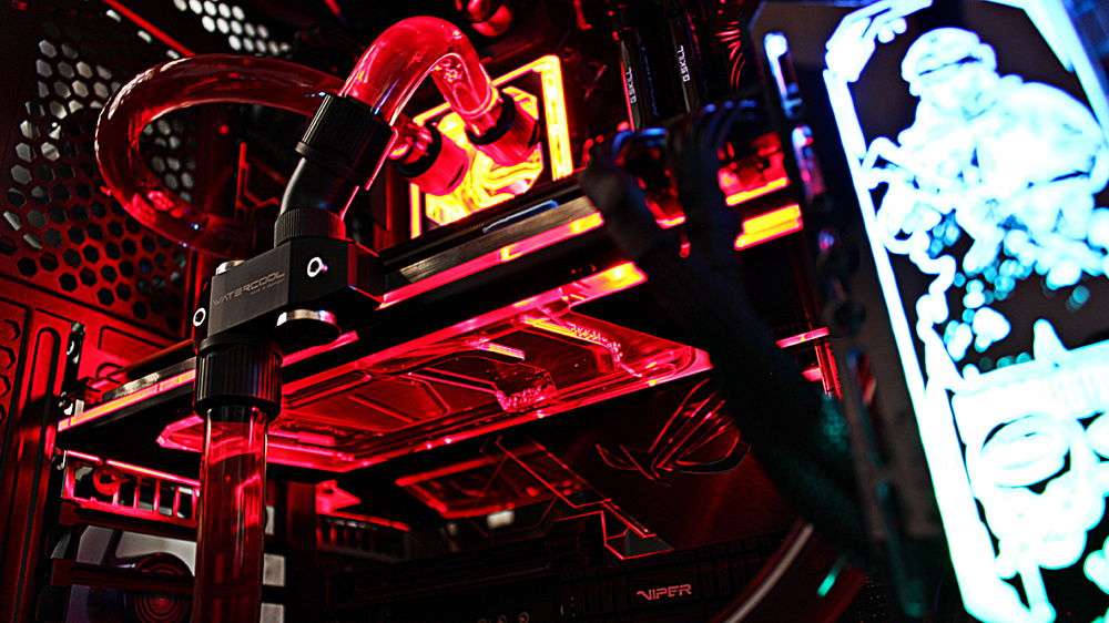 GPU: KFA² GeForce RTX 2080 Ti EX (1-Click OC)
Watercool HEATKILLER® IV for RTX 2080 Ti - ACRYL Ni-Bl RGB