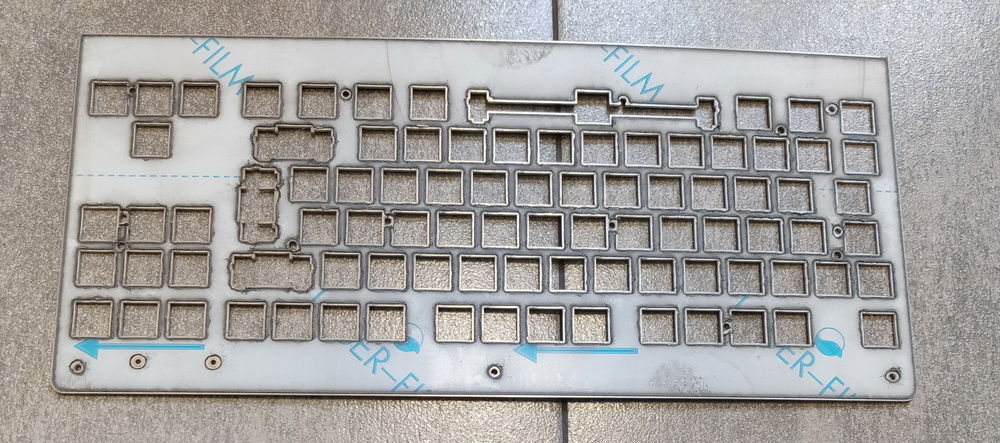 the keyboard to build