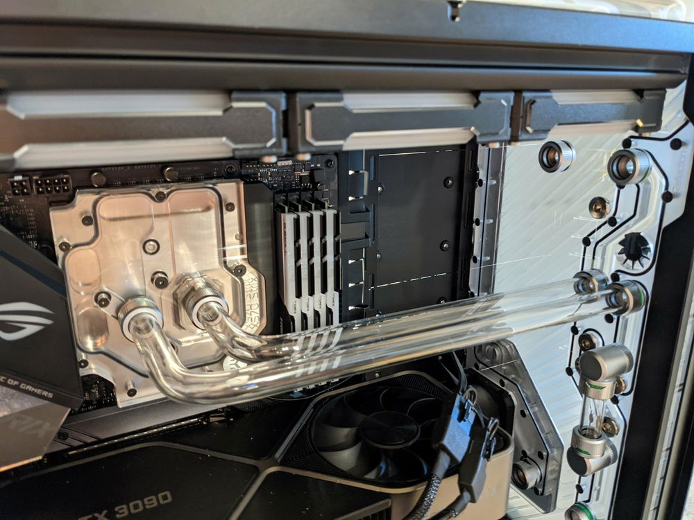 completely natural and almost obviously the way it was designed. except it is not the correct way. the inlet and outlet need to be swapped.