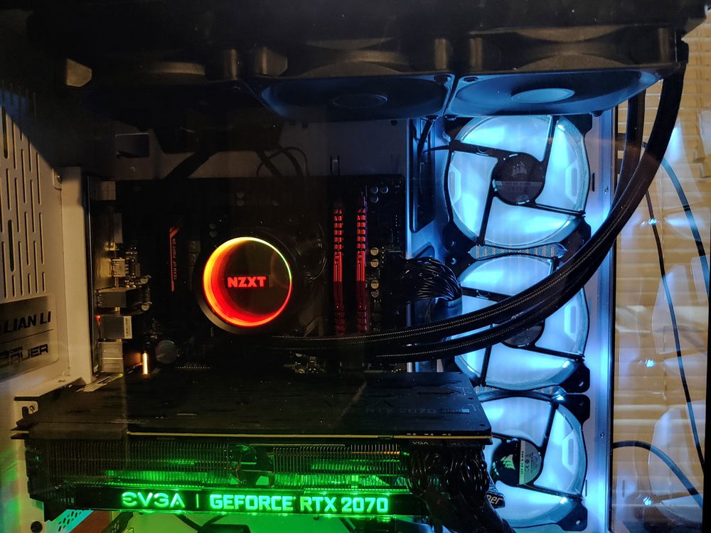 I mounted the gpu normal in this pic to give a different view .