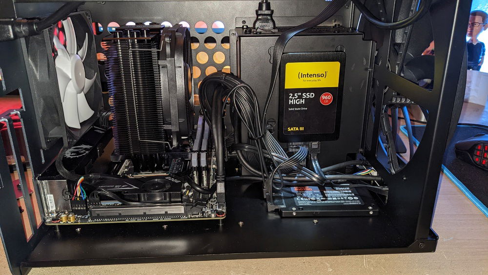 SSDs, i just taped in