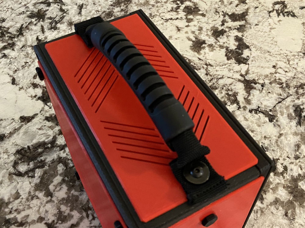 Vented to panel for hot air to escape