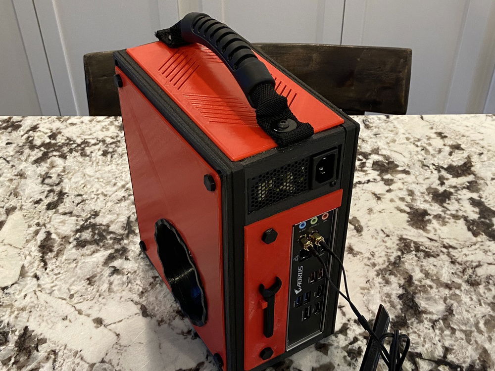 Wrench bracket around back