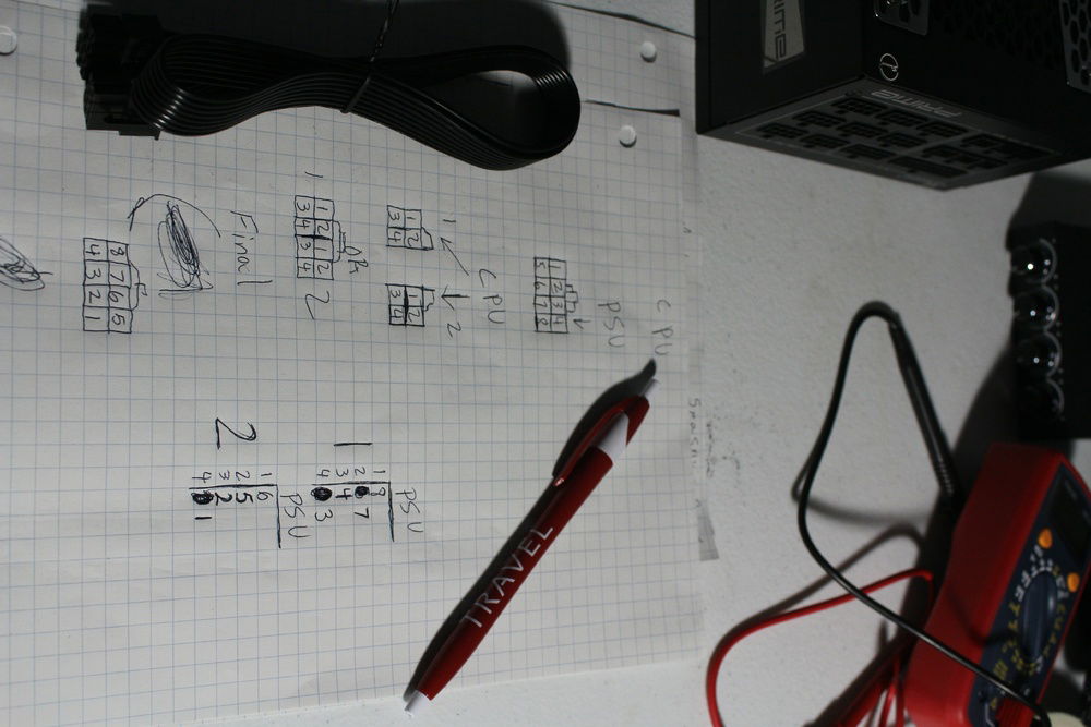 EPS12V (CPU) pinout for Seasonic's Prime TX-1000 Power Supply.